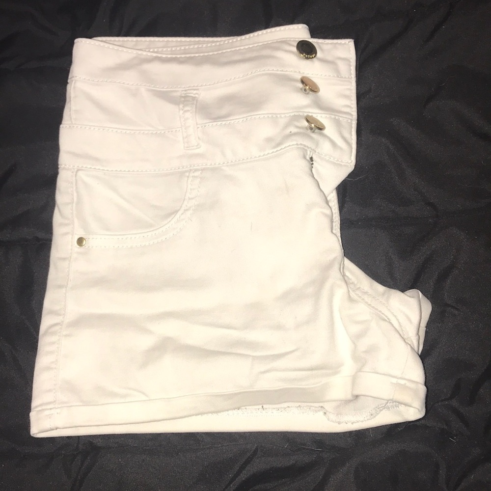 Charlotte Russe | White Shorts (soft denim)